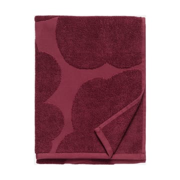 Unikko solid pyyhe 50x70 cm - Dark red - Marimekko