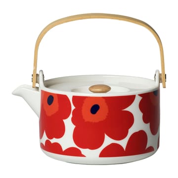 Unikko teekannu 0,7 l - Red-white - Marimekko