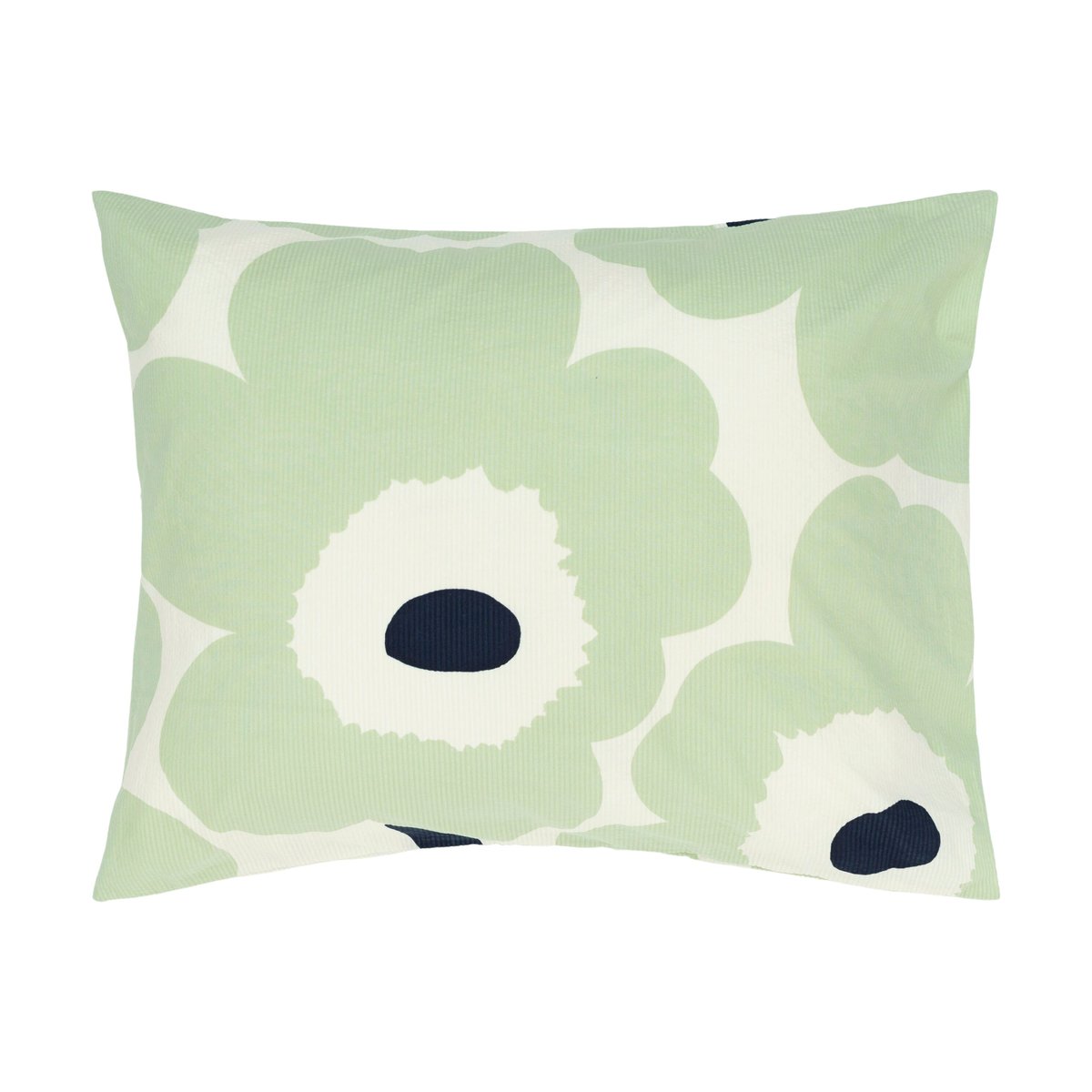 Marimekko Unikko tyynyliina 50×60 cm Off white-sage-dark blue