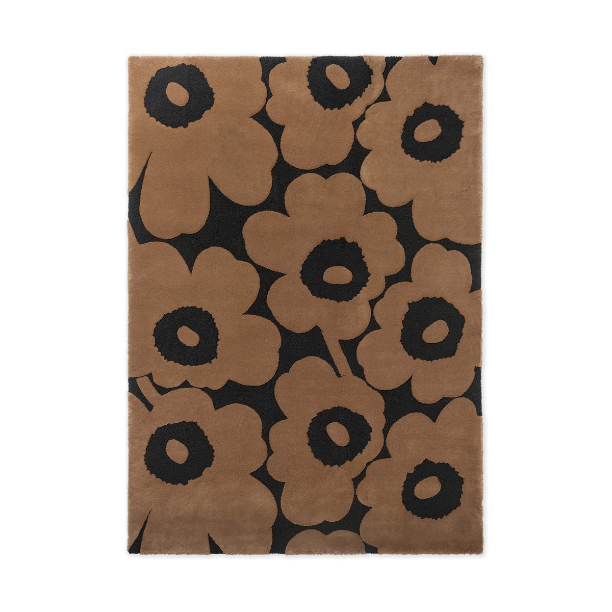 Marimekko Unikko villamatto Beige 140×200 cm