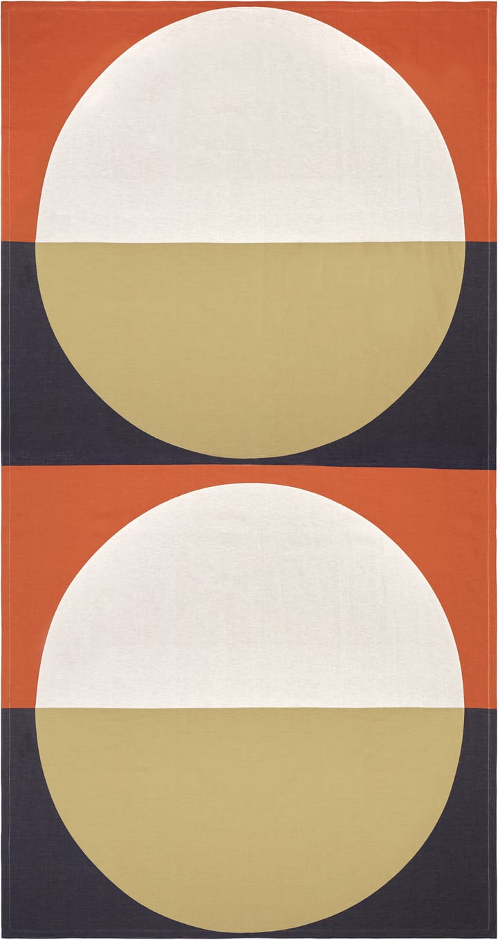 Viitta Puuvilla-pellava pöytäliina 150x280 cm - Punainen-sininen-beige - Marimekko