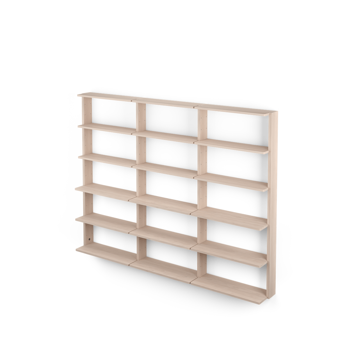 Massproductions Gridlock – T3-A9-A9 -seinähylly Natural Ash