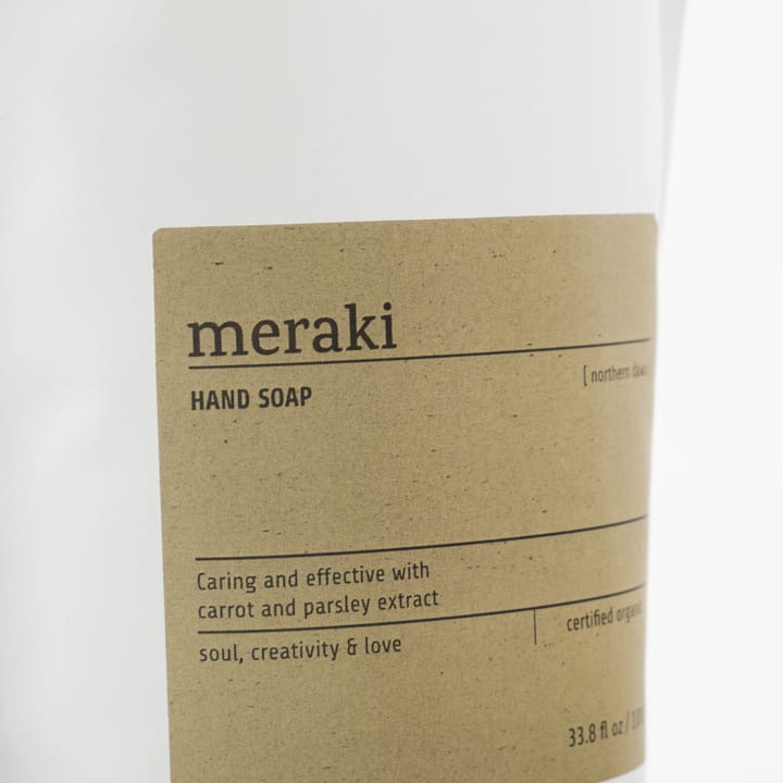 Meraki käsisaippua täyttöpakkaus 1000 ml, Pohjoinen aamunkoitto Meraki