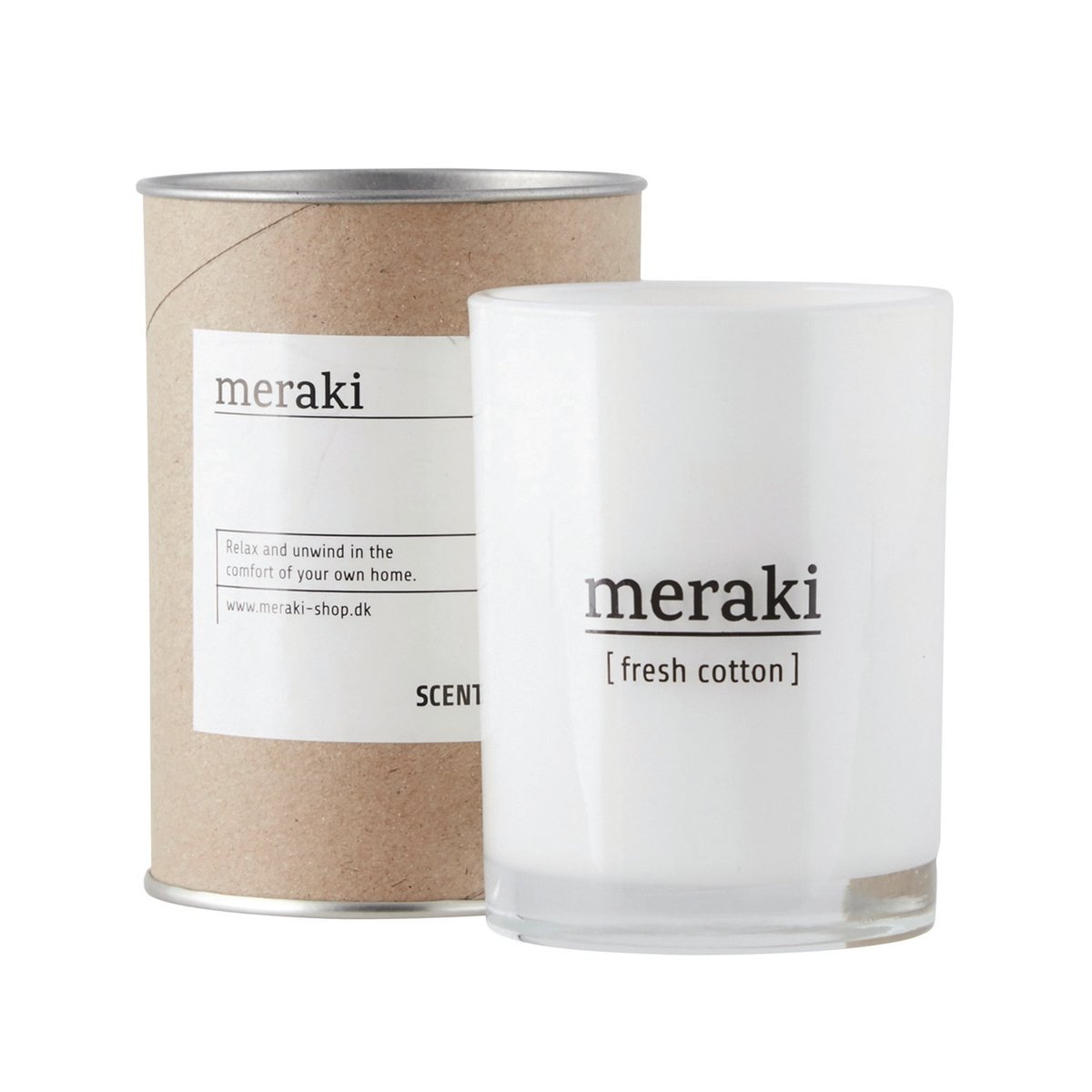 Meraki Meraki tuoksukynttilä 12 tuntia Fresh cotton