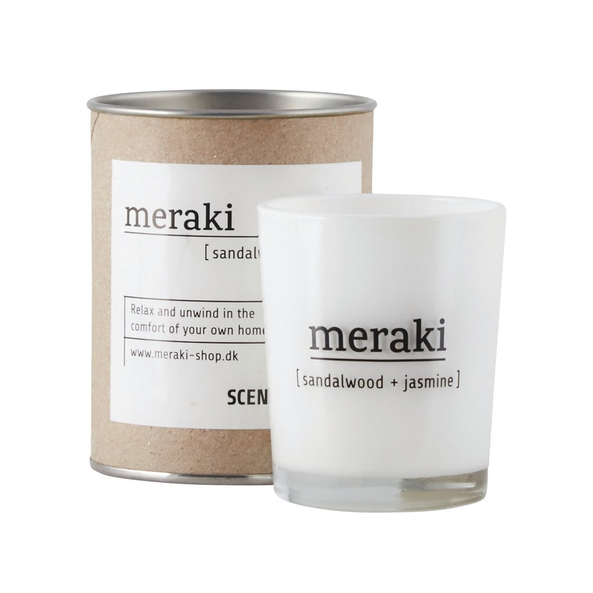 Meraki Meraki tuoksukynttilä 12 tuntia Sandalwood-jasmine