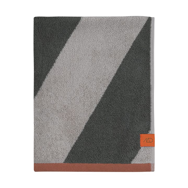 Diagonal pyyhe - Dark olive, 50x90 cm - Mette Ditmer