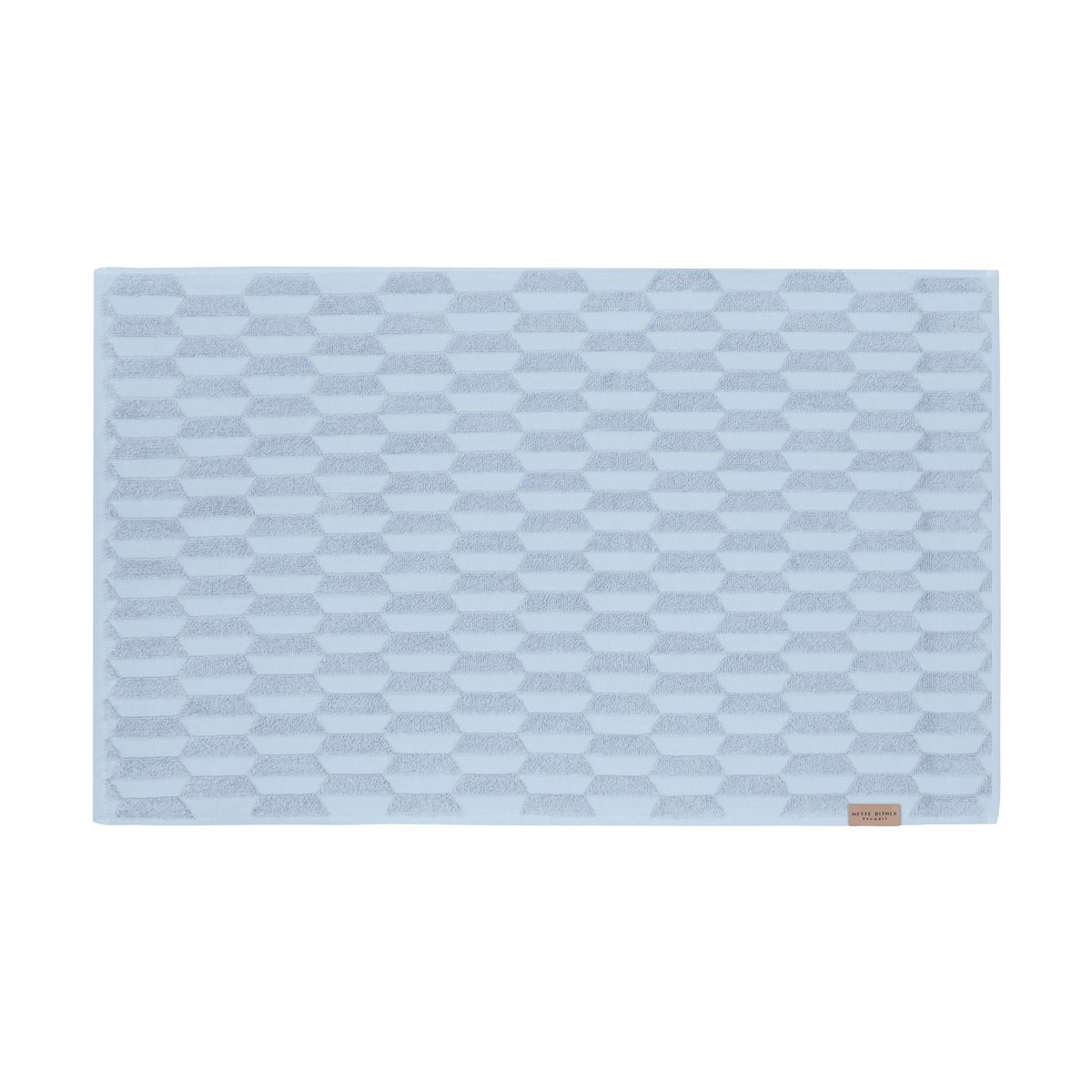 Mette Ditmer Geo kylpyhuoneen matto 50 x 80 cm Light Blue