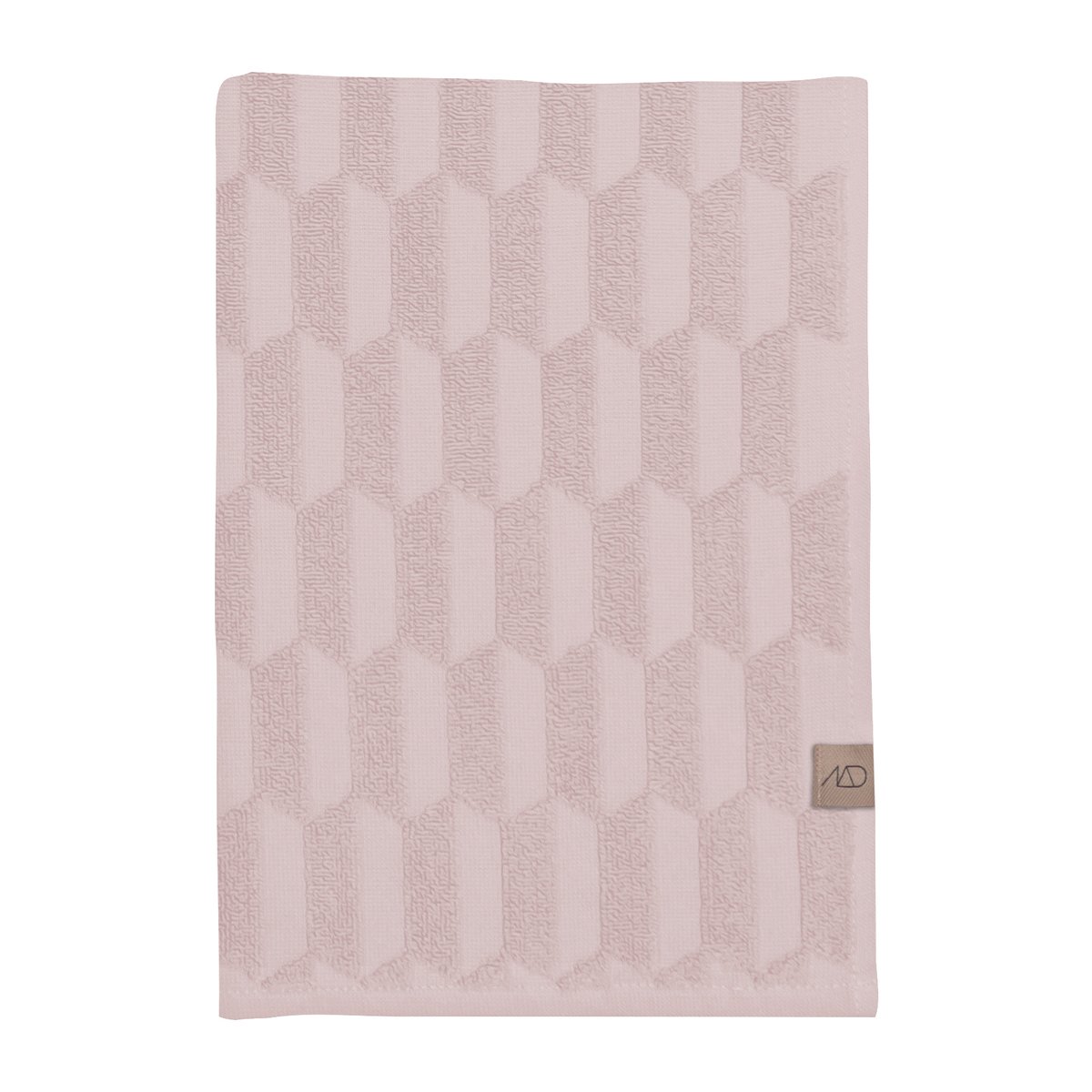 Mette Ditmer Geo kylpypyyhe 70 x 133 cm Powder rose