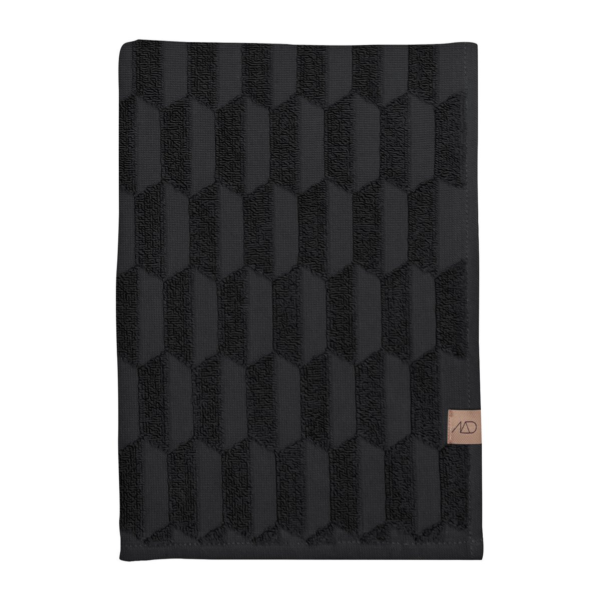 Mette Ditmer Geo pyyhe 50 x 95 cm Black