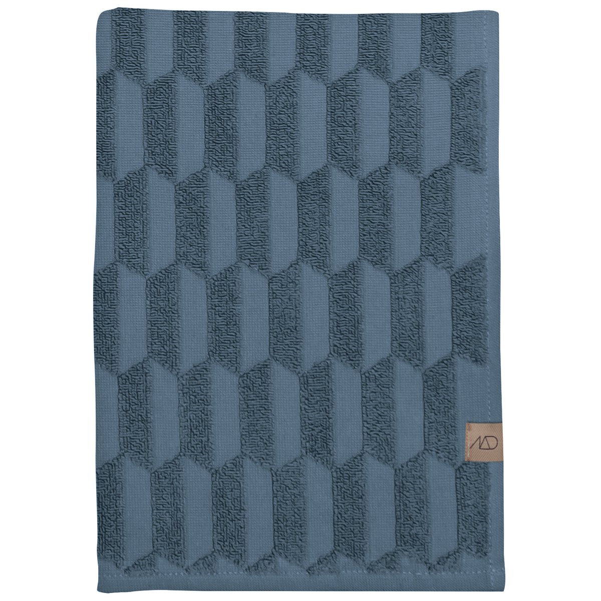 Mette Ditmer Geo pyyhe 50 x 95 cm Slate blue