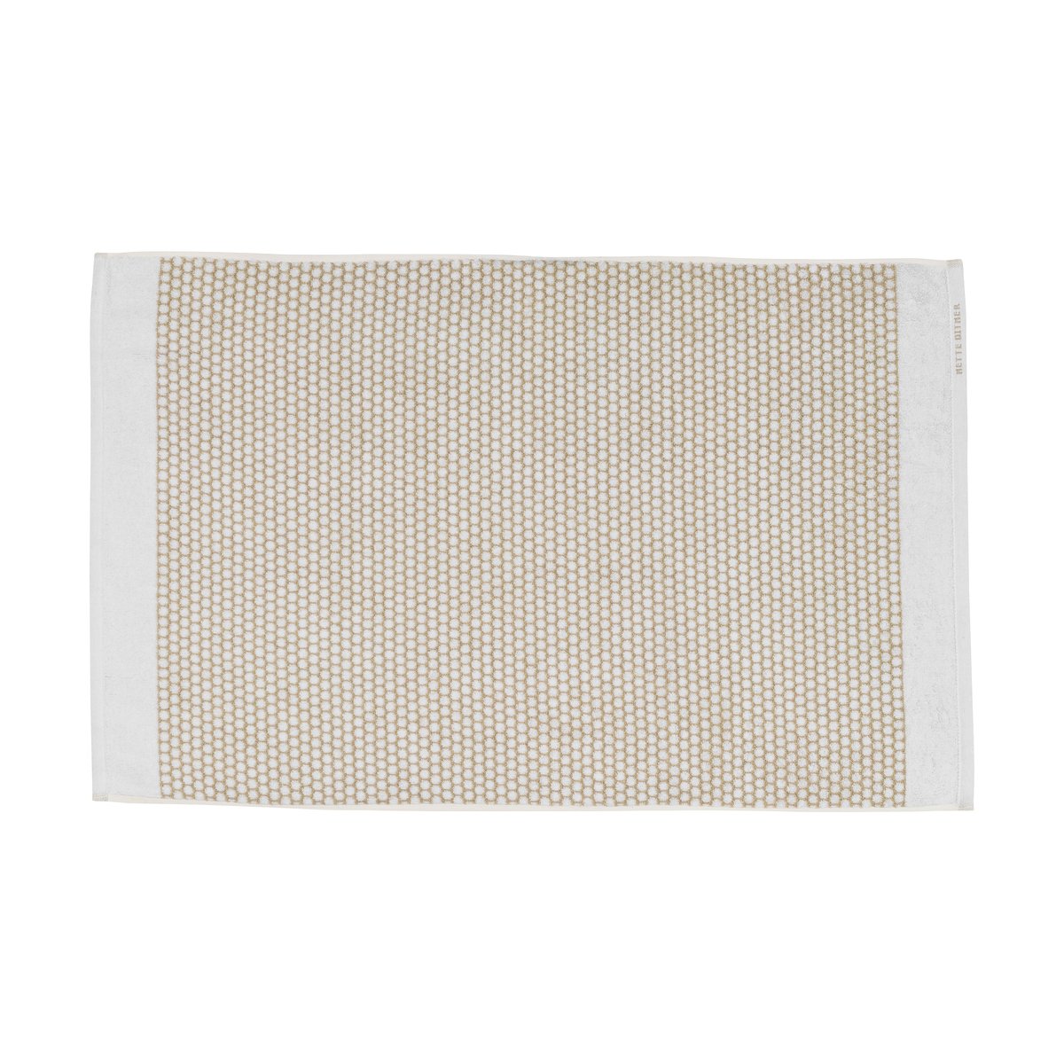 Mette Ditmer Grid kylpyhuonematto 50×80 cm Sand-off white