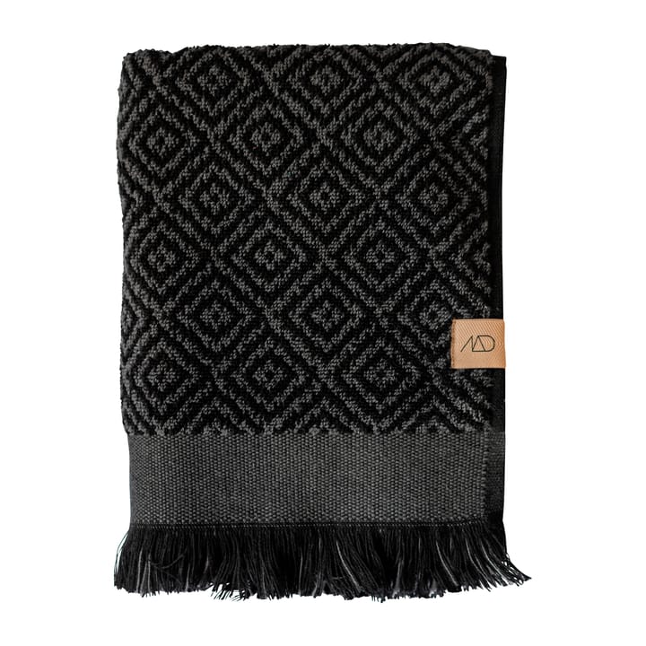 Morocco käsipyyhe 70 x 135 cm - Black-grey - Mette Ditmer