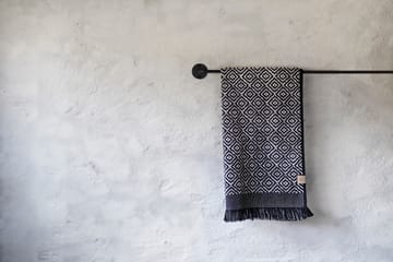 Morocco käsipyyhe 70 x 135 cm - Black-white - Mette Ditmer