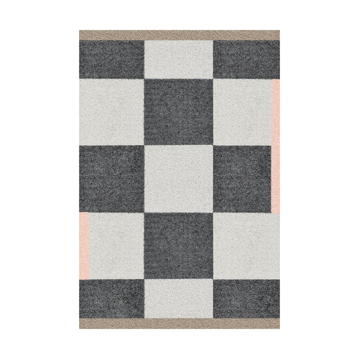 Mette Ditmer Square all-round ovimatto Dark grey 77×240 cm