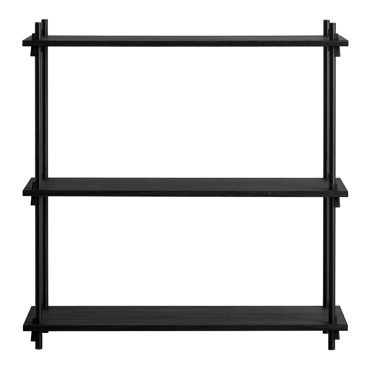 MOEBE Moebe shelving system low single Black