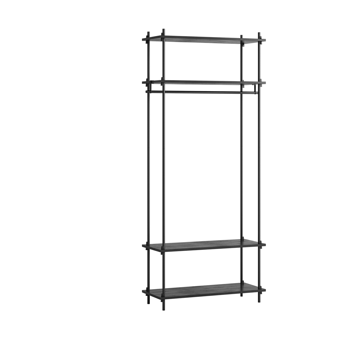 MOEBE Moebe shelving system s.200.1.F Musta