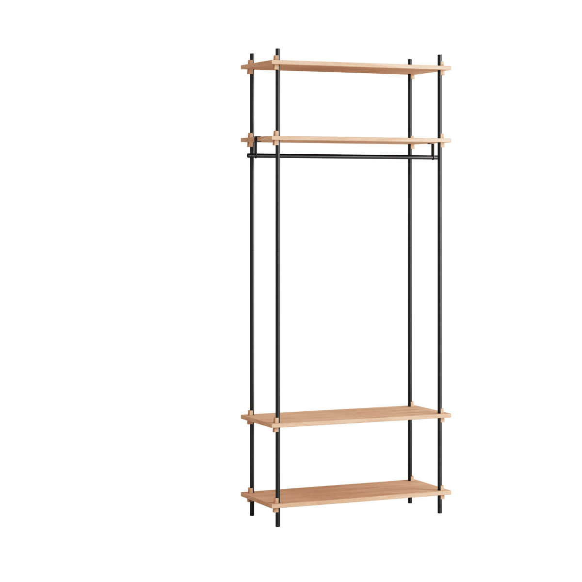 MOEBE Moebe shelving system s.200.1.F Tammi-musta