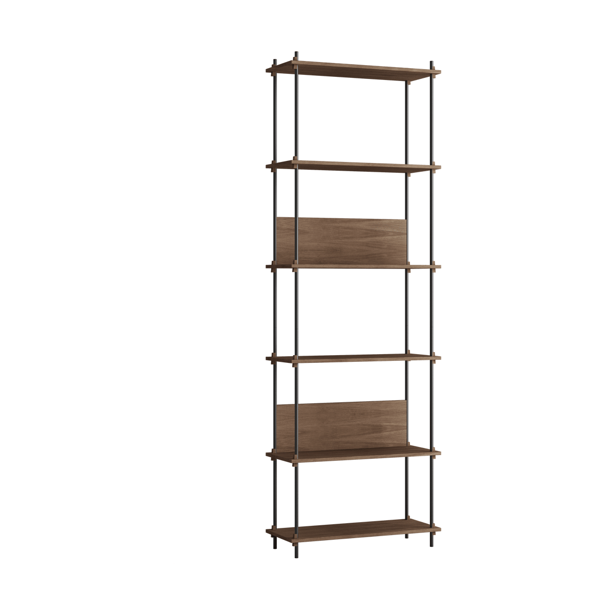 MOEBE Moebe shelving system s.255.1.A Poltettu tammi-musta