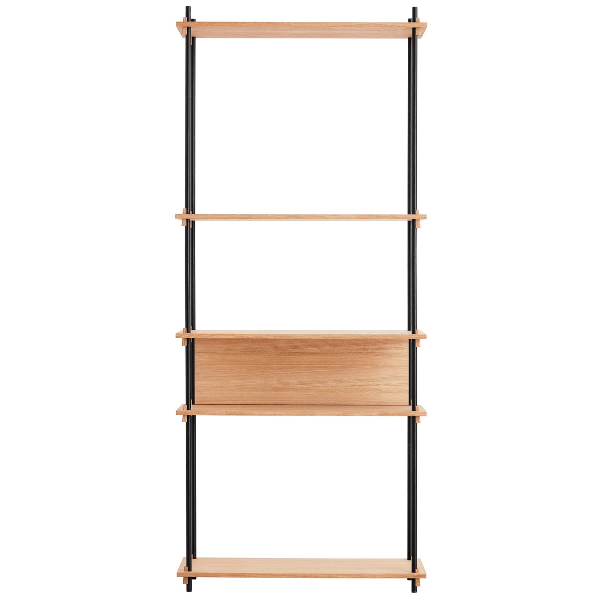 MOEBE Moebe shelving system tall single Oak