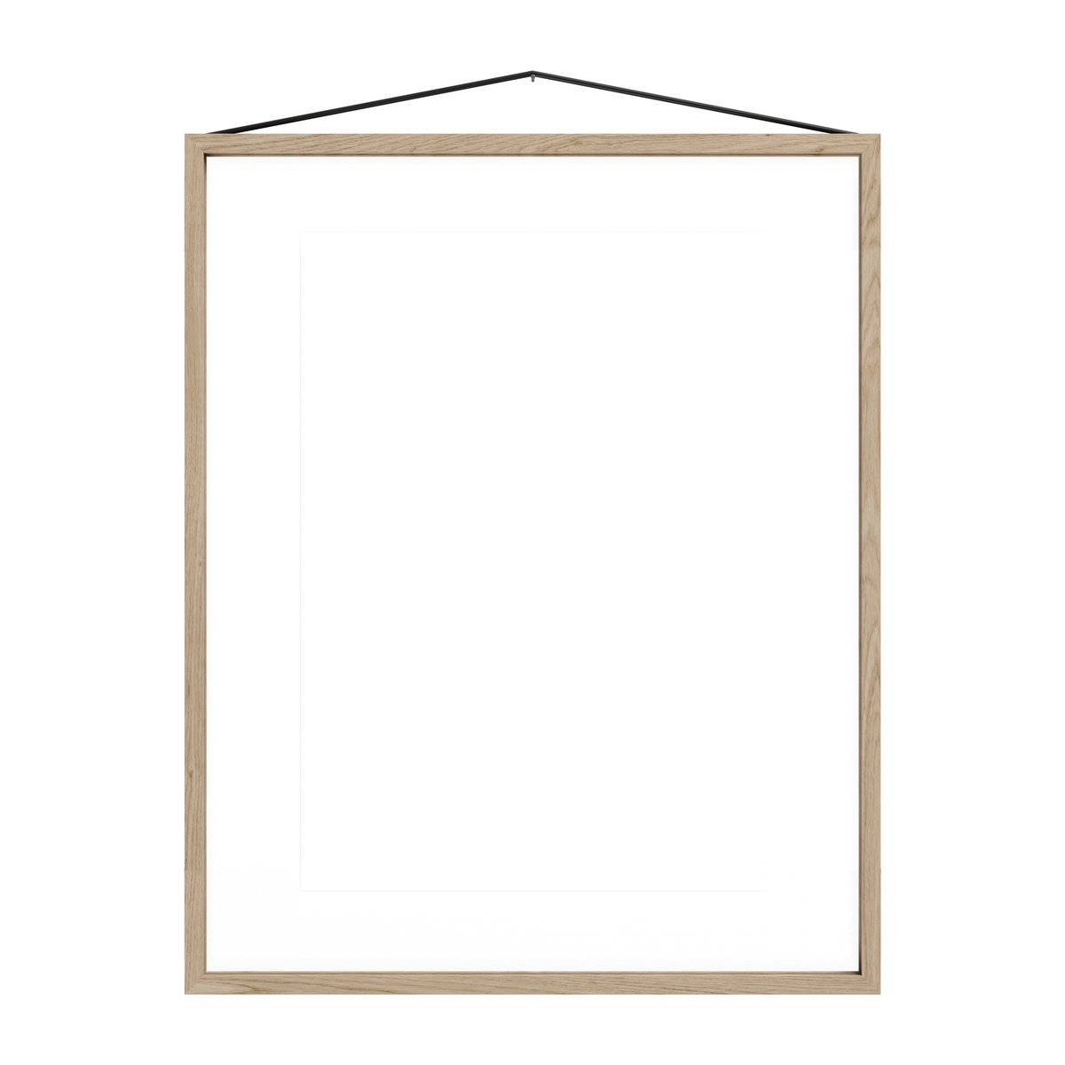 MOEBE Moebe tammikehys 40 x 50 cm Transparent Wood Black