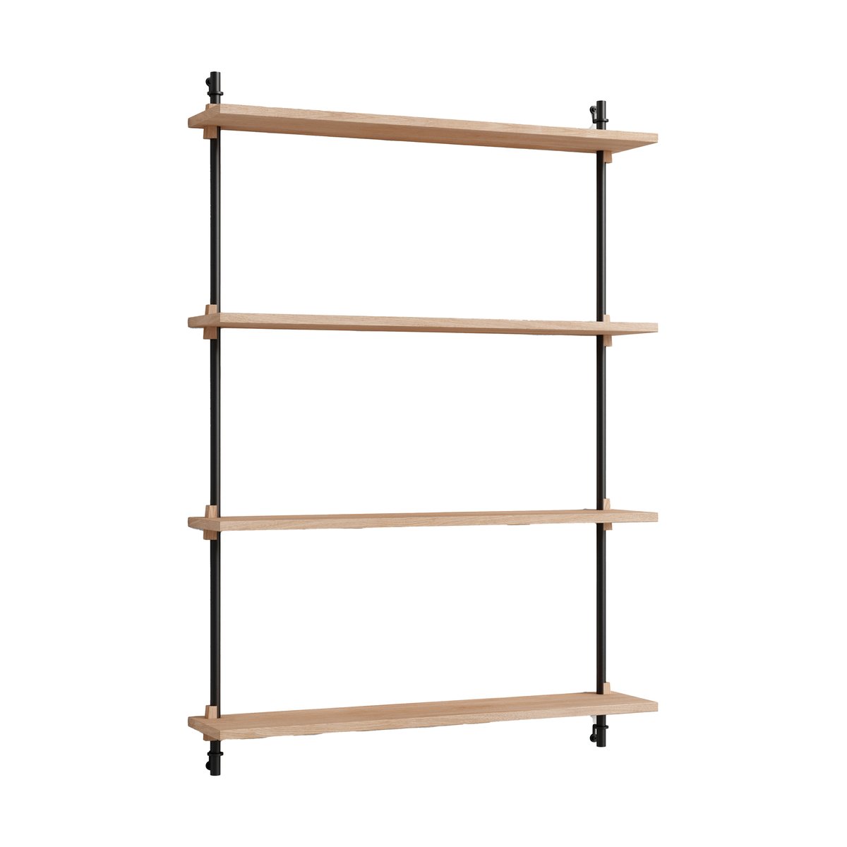 MOEBE Moebe wall shelving ws.115.1 Tammi-musta