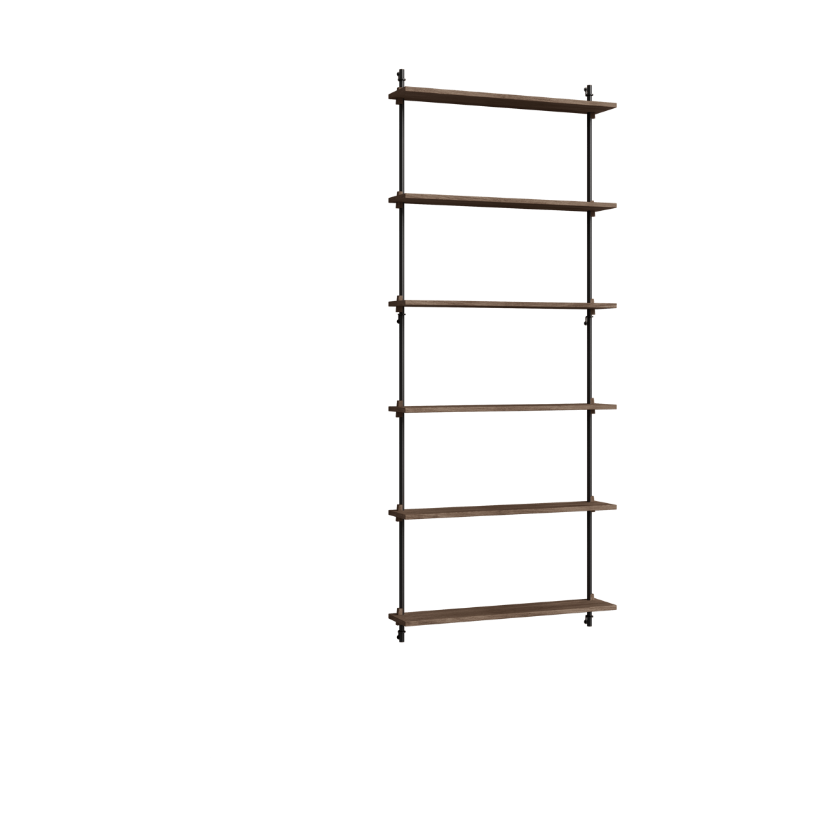 MOEBE Moebe wall shelving ws.200.1 Poltettu tammi-musta