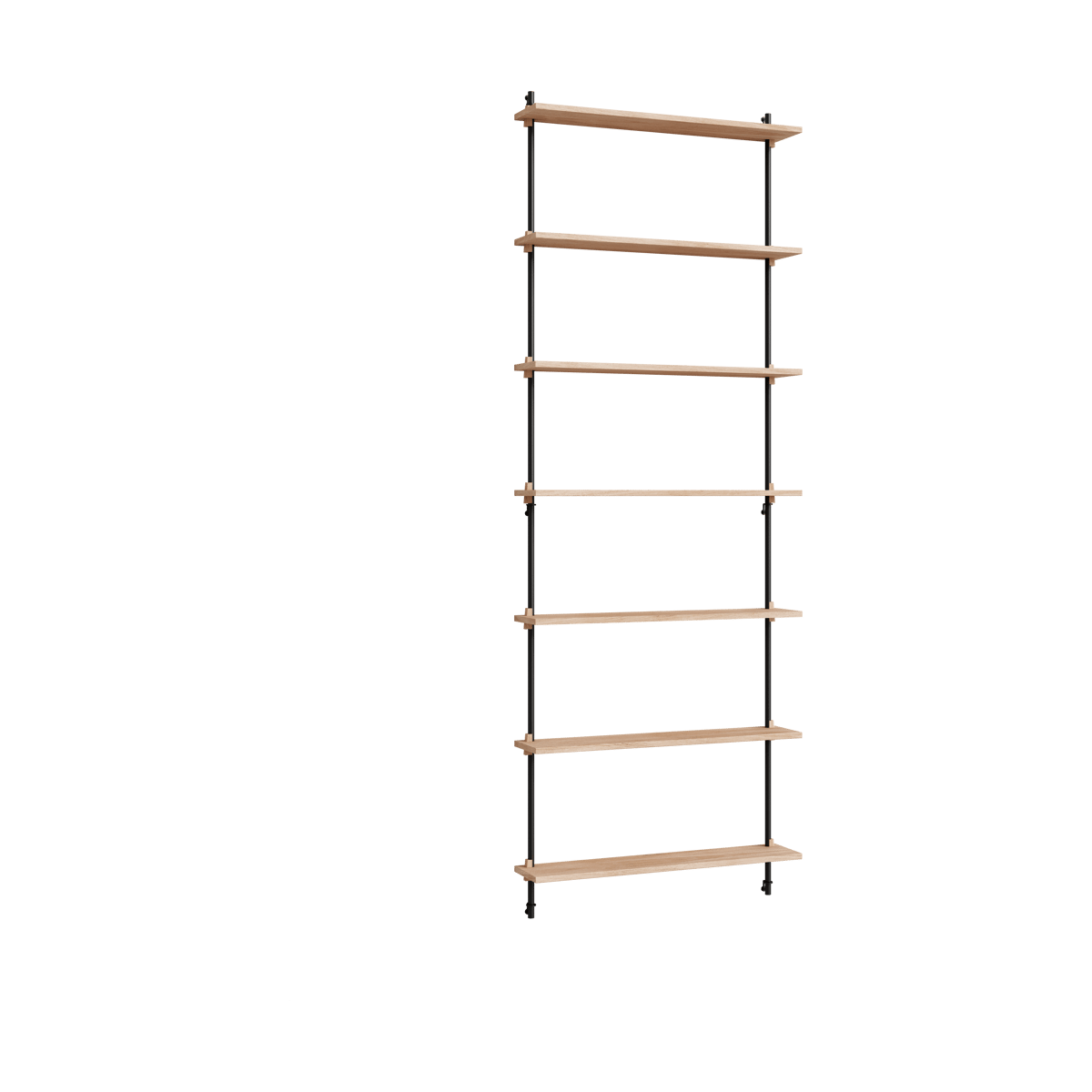 MOEBE Moebe wall shelving ws.230.1 Tammi-musta