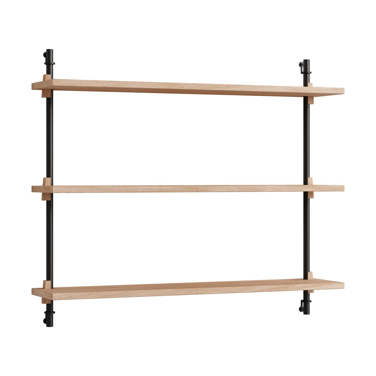 MOEBE Moebe wall shelving ws.65.1 Tammi-musta