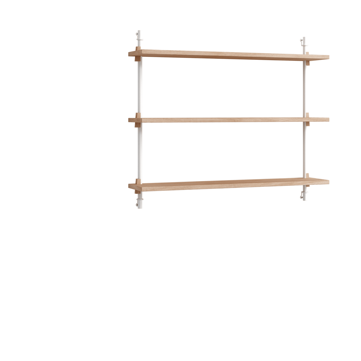 MOEBE Moebe wall shelving ws.65.1 Tammi-valkoinen