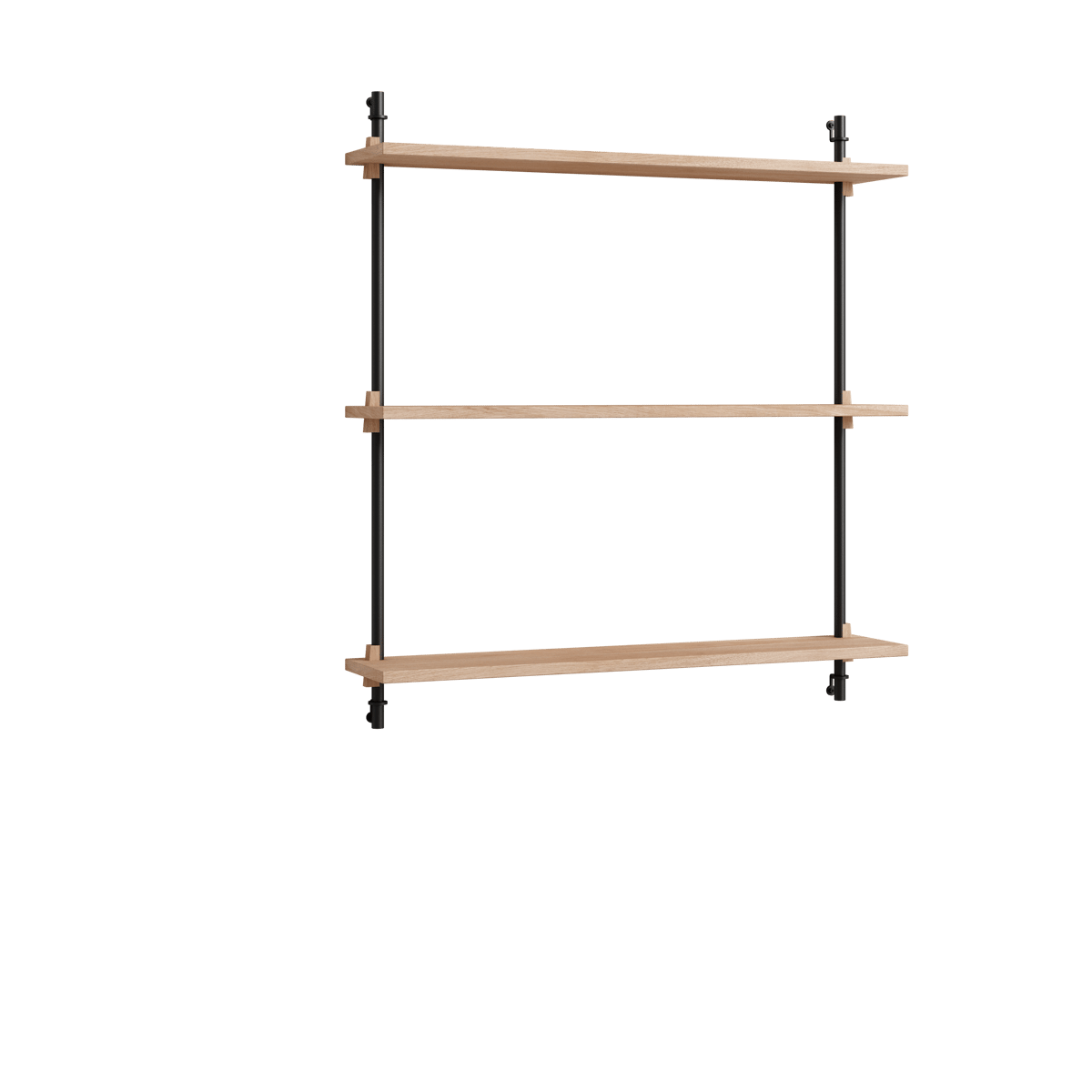 MOEBE Moebe wall shelving ws.85.1 Tammi-musta