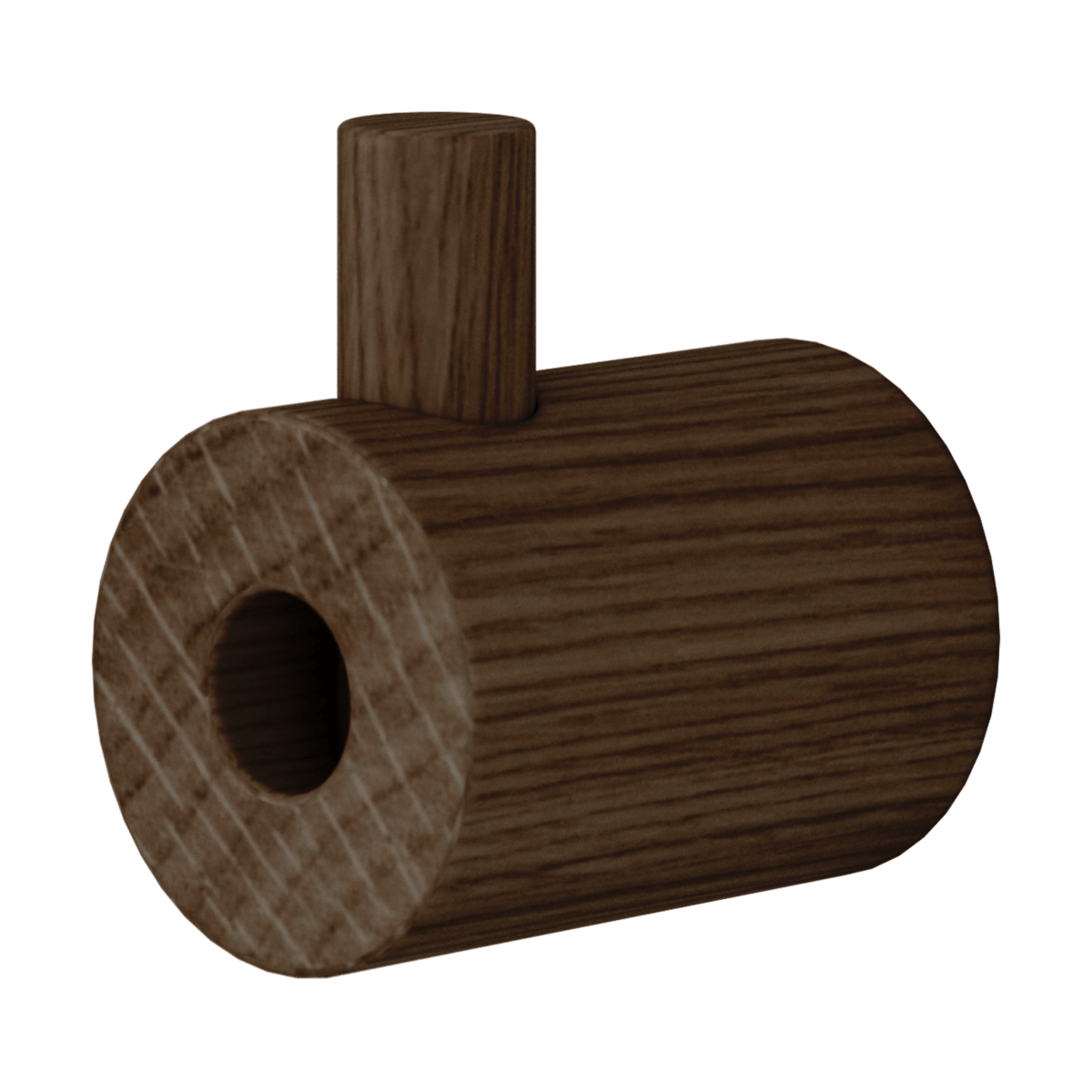 MOEBE Moebe wooden wall hook -koukku Poltettu tammi