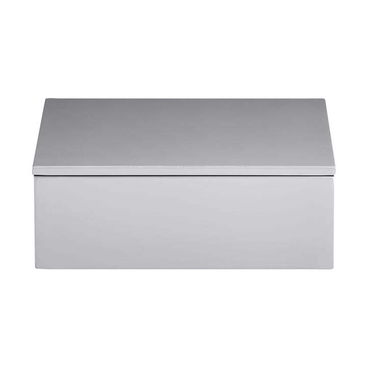 Lux lakkattu säilytyslaatikko 19x19x7 cm - Cool grey - Mojoo