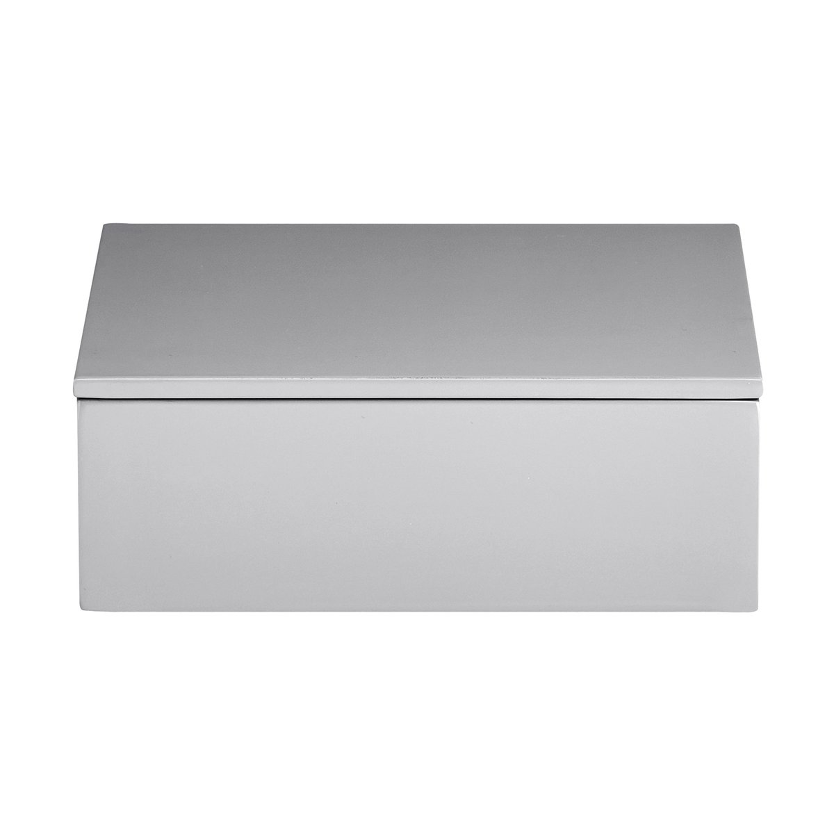 Mojoo Lux lakkattu säilytyslaatikko 19x19x7 cm Cool grey