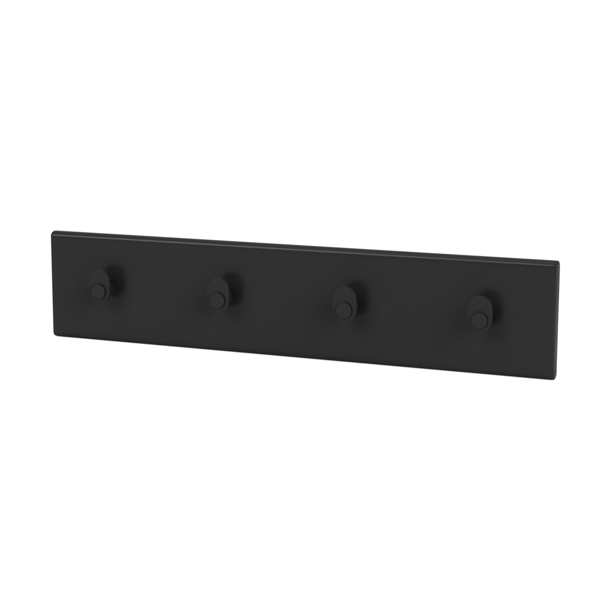 Montana Montana Coat Racks vaaterekki 4 koukkua Black