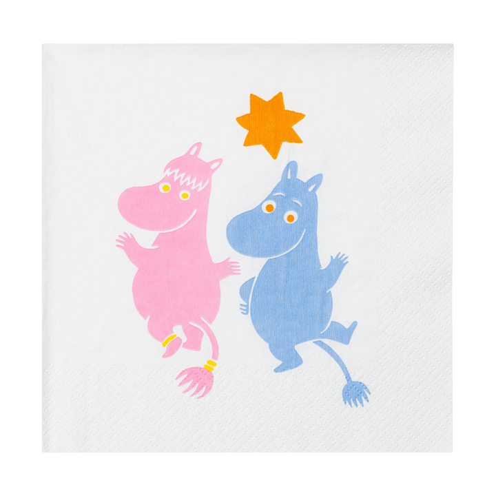 Juhla Muumi paperiservetit 33x33 cm 20-pack. - Monivärinen - Moomin Arabia