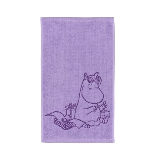 Muumi käsipyyhe 30 x 50 cm - Niiskuneiti violetti - Moomin Arabia