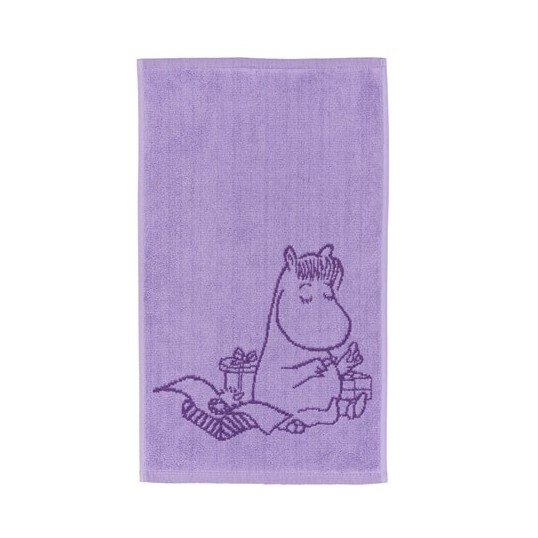 Moomin Arabia Muumi käsipyyhe 30 x 50 cm Niiskuneiti violetti