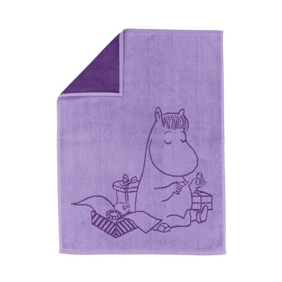 Muumi käsipyyhe 50 x 70 cm - Niiskuneiti violetti - Moomin Arabia