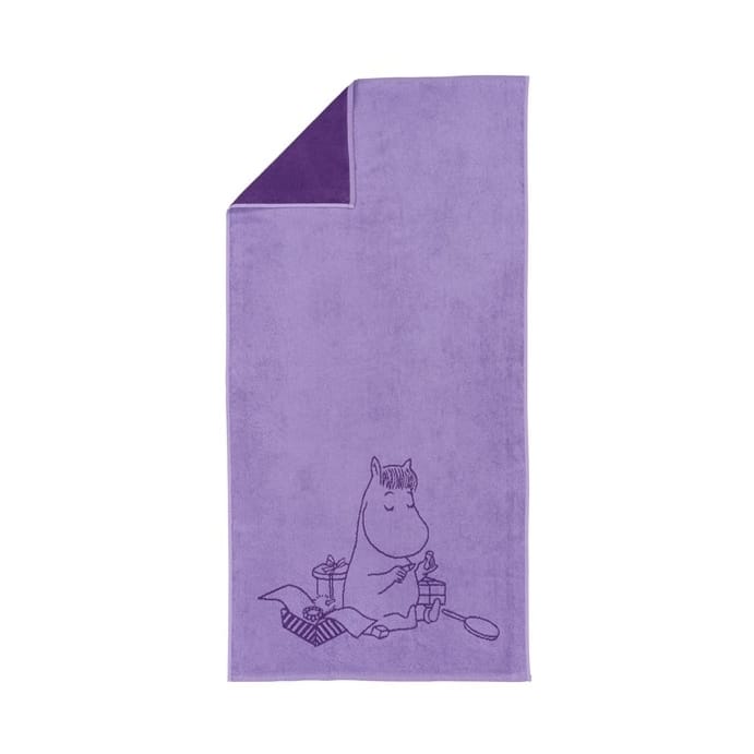 Muumi kylpypyyhe 70 x 140 cm - Niiskuneiti violetti - Moomin Arabia