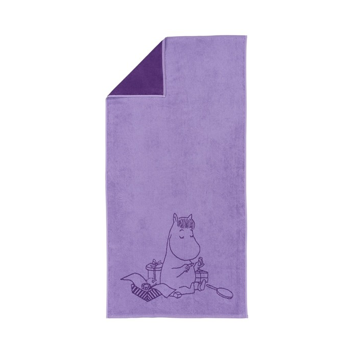 Moomin Arabia Muumi kylpypyyhe 70 x 140 cm Niiskuneiti violetti