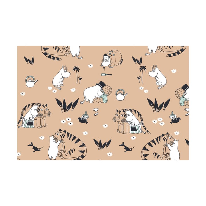 Muumi pussilakanasetti 150 x 210 cm, Muumiperhe beige Moomin Arabia