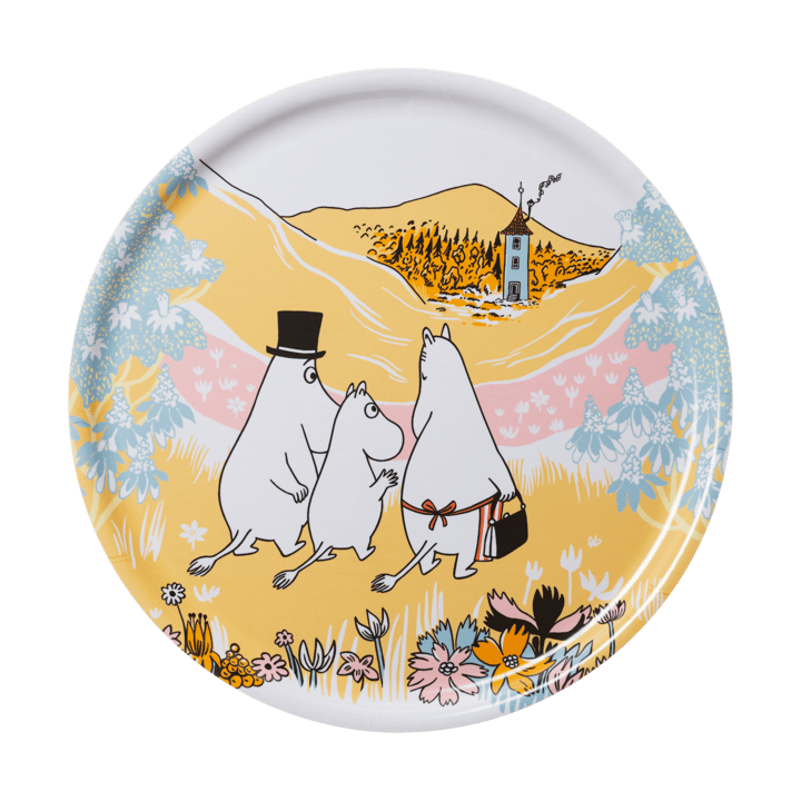 Perhehetki Muumi-tarjotin - Ø35 cm - Moomin Arabia