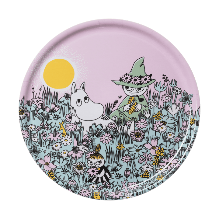 Sydänystävät Muumi tarjotin - Ø35 cm - Moomin Arabia