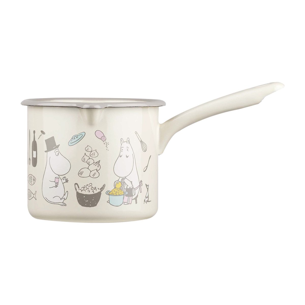 Muurla Moomin Bon Appétit -kattila 1,3 litraa Beige