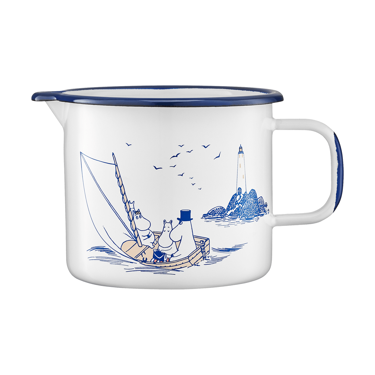 Muurla Moomin emalikannu 1,3L Sailors