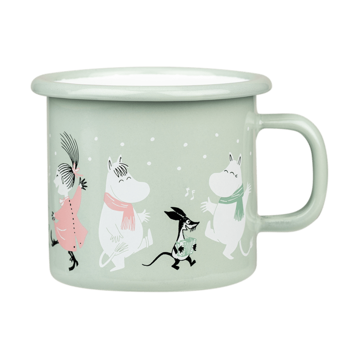 Moomin emalimuki 25 cl - Festive spirits - Muurla