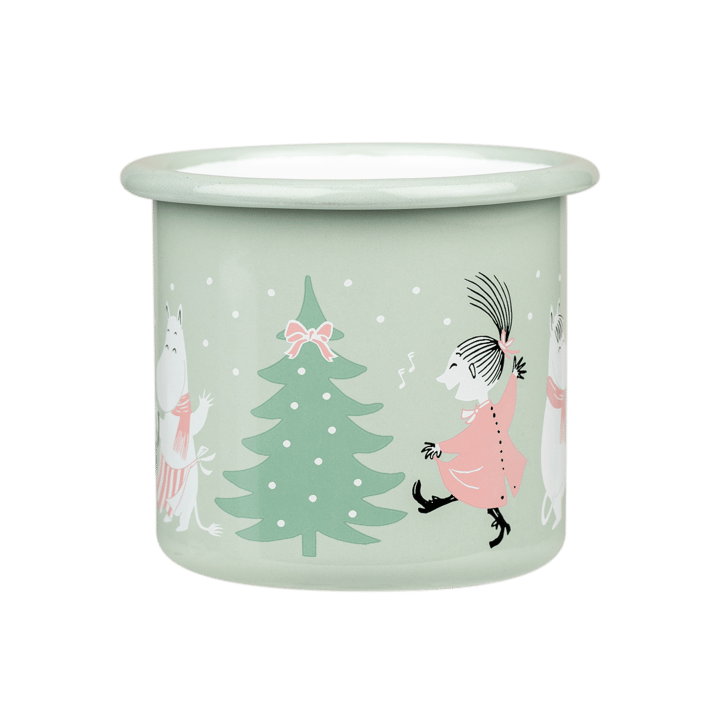 Moomin emalimuki 25 cl - Festive spirits - Muurla