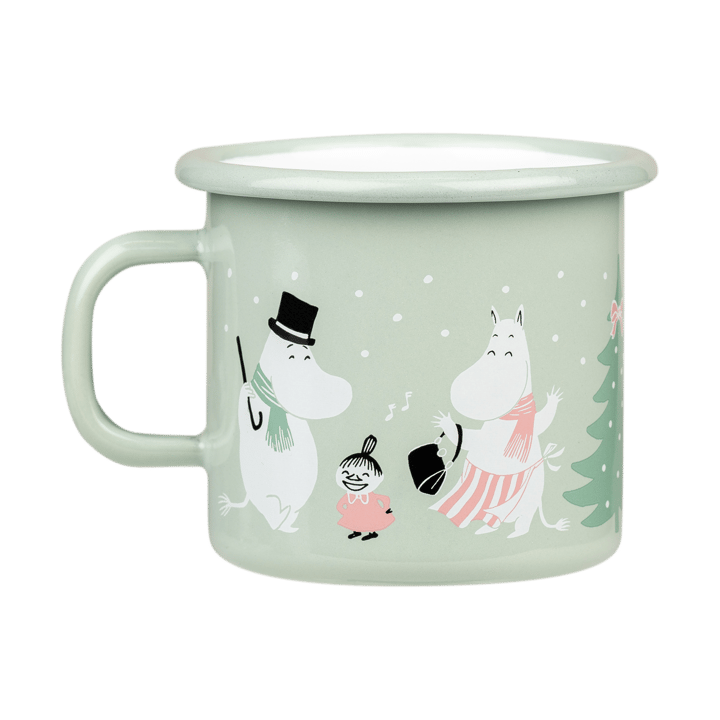 Moomin emalimuki 25 cl - Festive spirits - Muurla