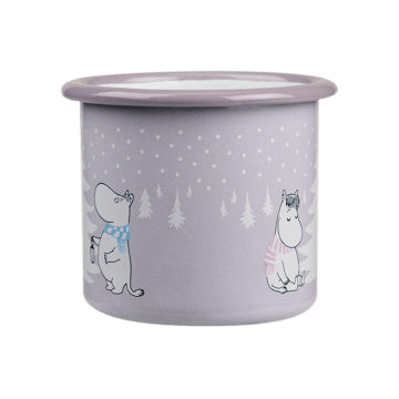 Moomin emalimuki 25 cl - Snowfall - Muurla