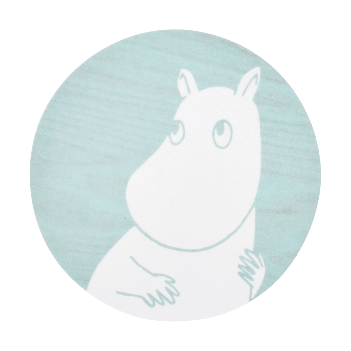 Muurla Moomin lasinalunen Ø10 cm Momintroll